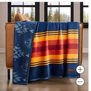 (Ew)Pendelton Reversible Plush Throw(Grand Canyon)